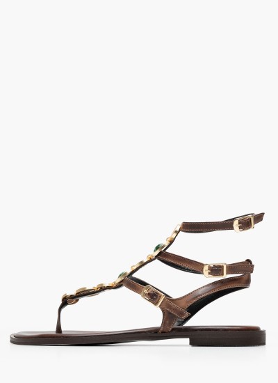 Women Flats 04.035 Black Leather MAKIS KOTRIS