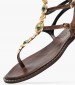 Women Flats K.070 Brown Leather MAKIS KOTRIS Women Flats K.070 Brown Leather MAKIS KOTRIS