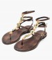 Women Flats K.070 Brown Leather MAKIS KOTRIS Women Flats K.070 Brown Leather MAKIS KOTRIS