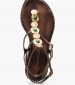 Women Flats K.070 Brown Leather MAKIS KOTRIS Women Flats K.070 Brown Leather MAKIS KOTRIS