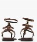 Women Flats K.070 Brown Leather MAKIS KOTRIS Women Flats K.070 Brown Leather MAKIS KOTRIS