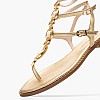 Γυναικεία Flats K.070 Χρυσό Δέρμα Makis Kotris Γυναικεία Flats K.070 Χρυσό Δέρμα Makis Kotris