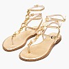 Γυναικεία Flats K.070 Χρυσό Δέρμα Makis Kotris Γυναικεία Flats K.070 Χρυσό Δέρμα Makis Kotris