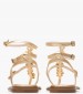Γυναικεία Flats K.070 Χρυσό Δέρμα Makis Kotris Γυναικεία Flats K.070 Χρυσό Δέρμα Makis Kotris