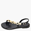 Women Flats K.080 Black Leather MAKIS KOTRIS Women Flats K.080 Black Leather MAKIS KOTRIS