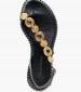 Γυναικεία Flats K.080 Μαύρο Δέρμα Makis Kotris
