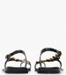 Γυναικεία Flats K.080 Μαύρο Δέρμα Makis Kotris