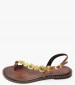 Γυναικεία Flats K.080 Καφέ Δέρμα Makis Kotris