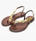 Γυναικεία Flats K.080 Καφέ Δέρμα Makis Kotris