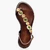 Women Flats K.080 Brown Leather MAKIS KOTRIS Women Flats K.080 Brown Leather MAKIS KOTRIS