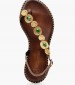 Γυναικεία Flats K.080 Καφέ Δέρμα Makis Kotris