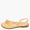 Women Flats K.080 Gold Leather MAKIS KOTRIS Women Flats K.080 Gold Leather MAKIS KOTRIS