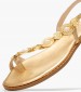 Γυναικεία Flats K.080 Χρυσό Δέρμα Makis Kotris Γυναικεία Flats K.080 Χρυσό Δέρμα Makis Kotris