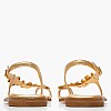 Women Flats K.080 Gold Leather MAKIS KOTRIS Women Flats K.080 Gold Leather MAKIS KOTRIS