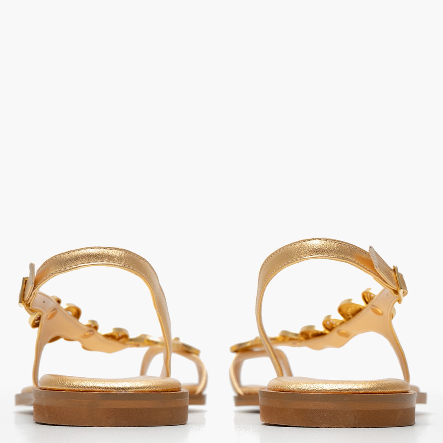 Women Flats K.080 Gold Leather MAKIS KOTRIS Women Flats K.080 Gold Leather MAKIS KOTRIS