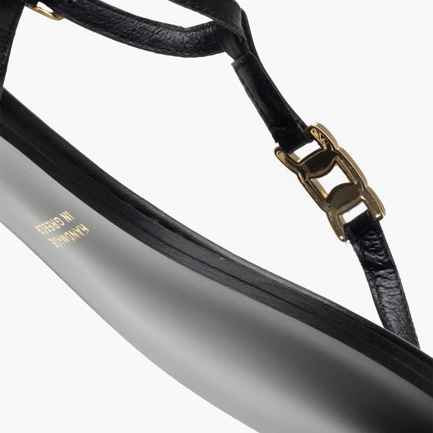 Women Flats K.117 Black Leather MAKIS KOTRIS Women Flats K.117 Black Leather MAKIS KOTRIS