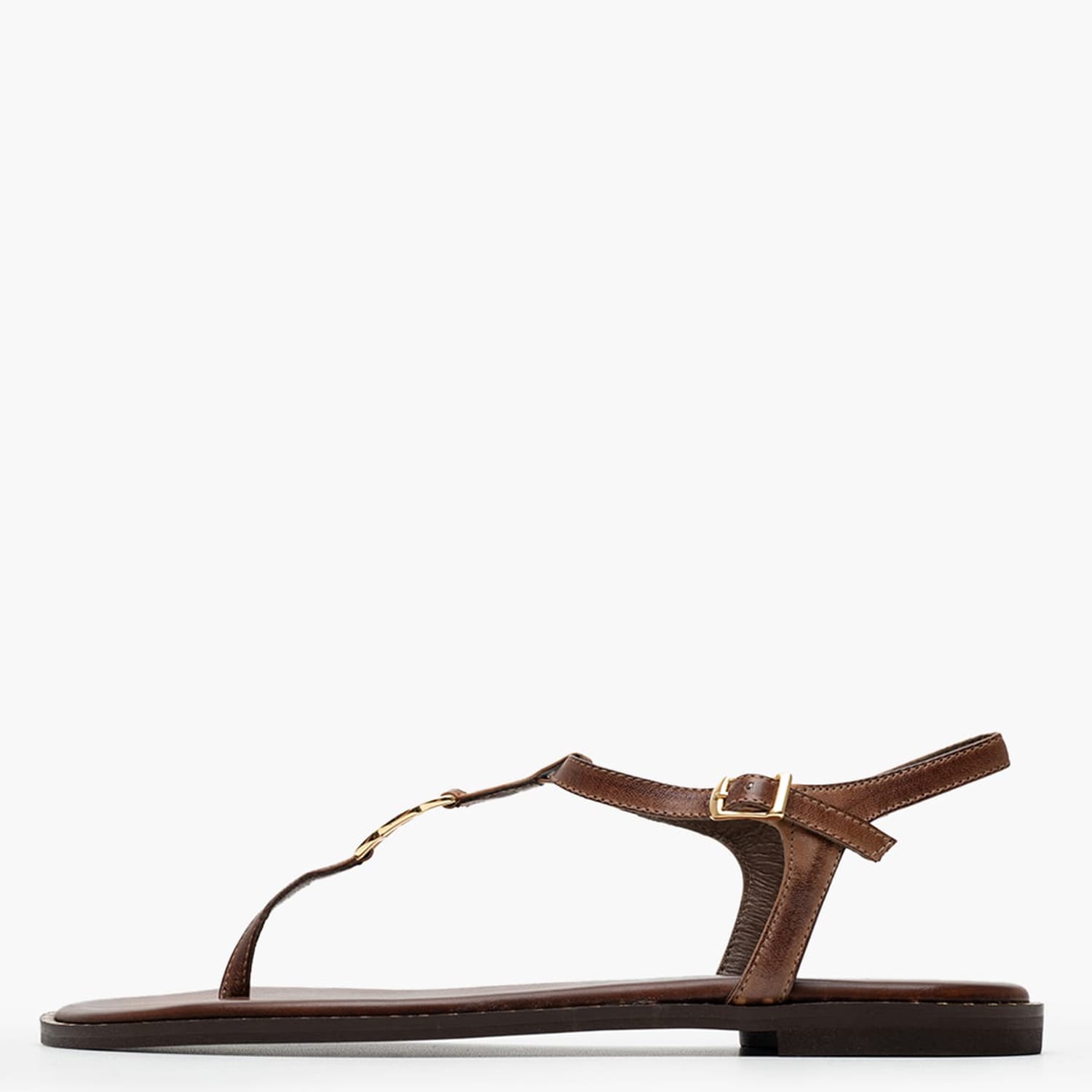 Women Flats K.117 Brown Leather MAKIS KOTRIS Women Flats K.117 Brown Leather MAKIS KOTRIS