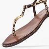 Women Flats K.117 Leopard Leather MAKIS KOTRIS