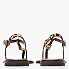 Women Flats K.117 Leopard Leather MAKIS KOTRIS