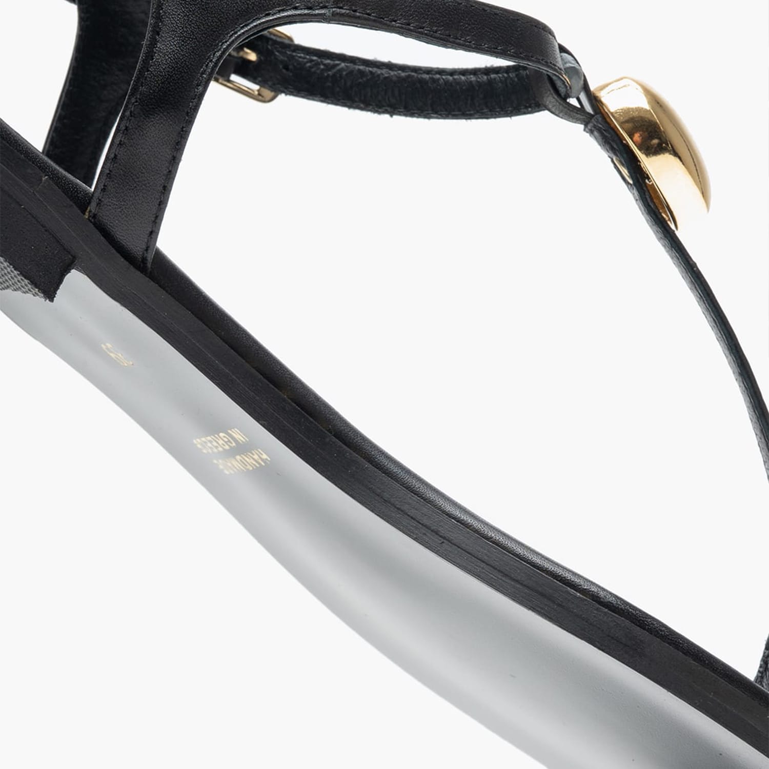 Women Flats K.119 Black Leather MAKIS KOTRIS Women Flats K.119 Black Leather MAKIS KOTRIS