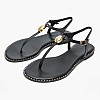 Women Flats K.119 Black Leather MAKIS KOTRIS Women Flats K.119 Black Leather MAKIS KOTRIS