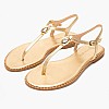 Women Flats K.119 Gold Leather MAKIS KOTRIS Women Flats K.119 Gold Leather MAKIS KOTRIS