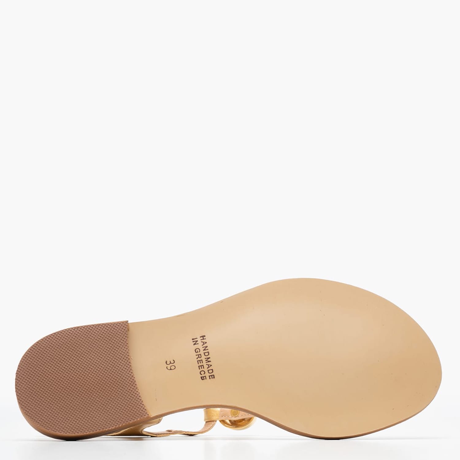 Women Flats K.119 Gold Leather MAKIS KOTRIS Women Flats K.119 Gold Leather MAKIS KOTRIS