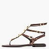 Women Flats K.790 Brown Leather MAKIS KOTRIS Women Flats K.790 Brown Leather MAKIS KOTRIS
