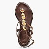 Women Flats K.790 Brown Leather MAKIS KOTRIS Women Flats K.790 Brown Leather MAKIS KOTRIS