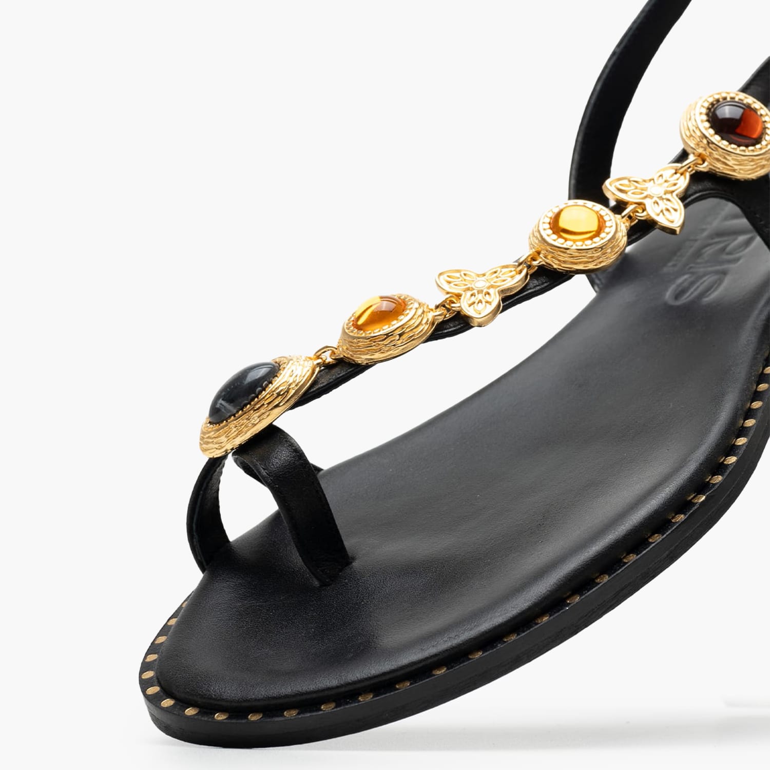 Γυναικεία Flats K.890 Μαύρο Δέρμα Makis Kotris