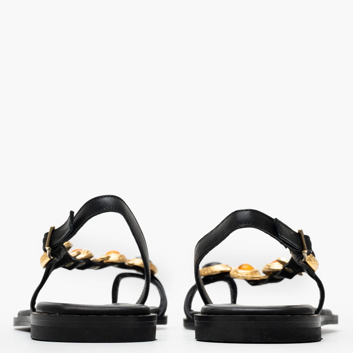 Γυναικεία Flats K.890 Μαύρο Δέρμα Makis Kotris