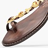 Γυναικεία Flats K.890 Καφέ Δέρμα Makis Kotris