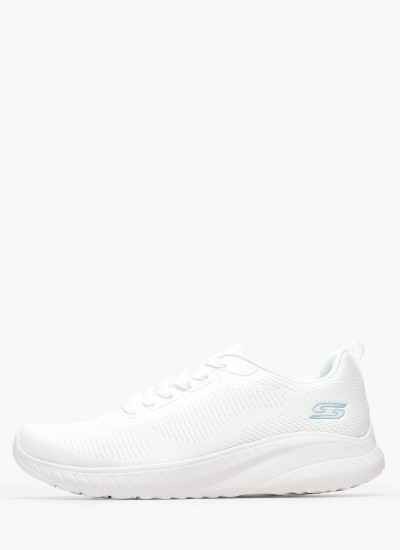 Γυναικεία Παπούτσια Casual 149752 Άσπρο Ύφασμα Skechers