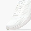 Women Casual Shoes 117209 White Fabric Skechers Women Casual Shoes 117209 White Fabric Skechers