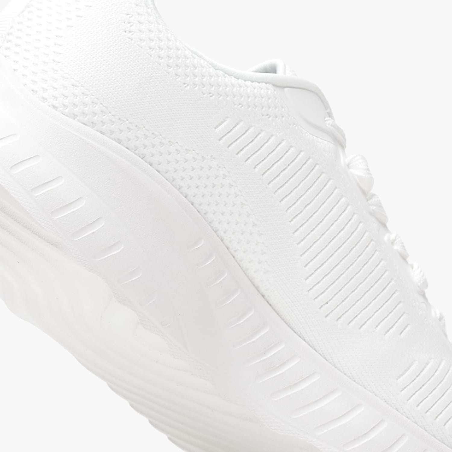 Women Casual Shoes 117209 White Fabric Skechers Women Casual Shoes 117209 White Fabric Skechers