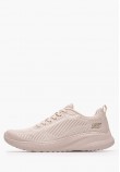 Γυναικεία Παπούτσια Casual 117209 Nude Ύφασμα Skechers
