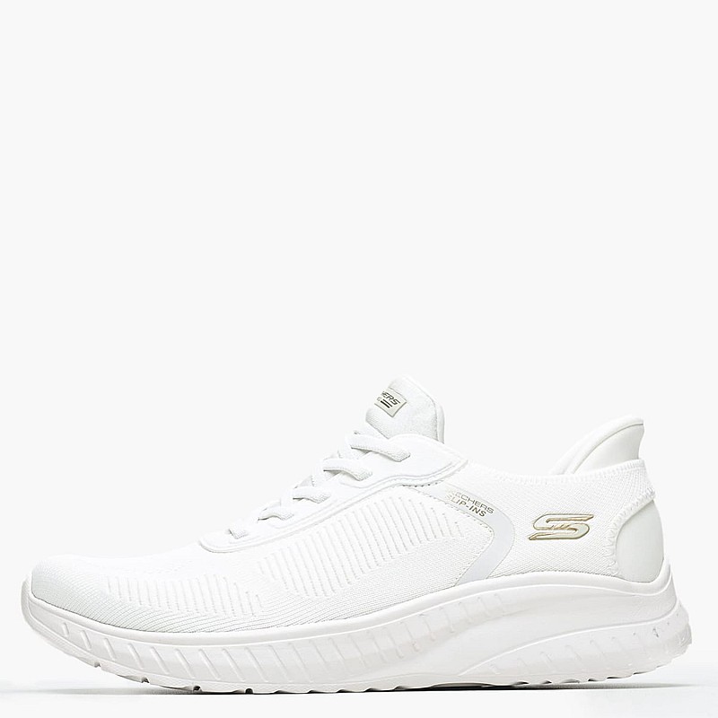 Γυναικεία Παπούτσια Casual 117497 Άσπρο Ύφασμα Skechers