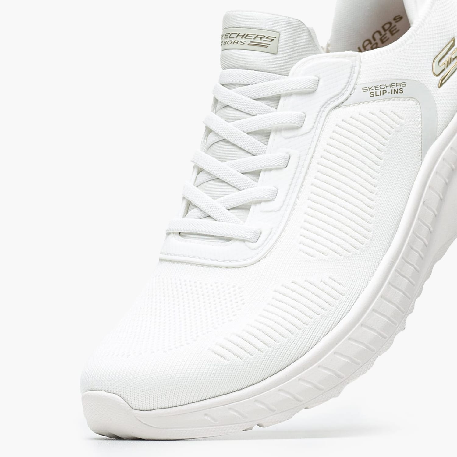Γυναικεία Παπούτσια Casual 117497 Άσπρο Ύφασμα Skechers