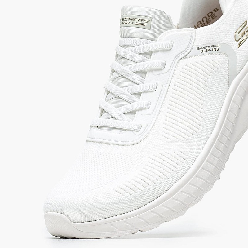 Γυναικεία Παπούτσια Casual 117497 Άσπρο Ύφασμα Skechers
