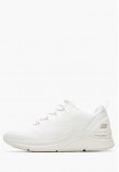 Γυναικεία Παπούτσια Casual 117561 Άσπρο Ύφασμα Skechers