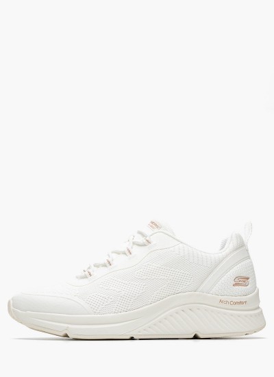 Γυναικεία Παπούτσια Casual 149752 Άσπρο Ύφασμα Skechers