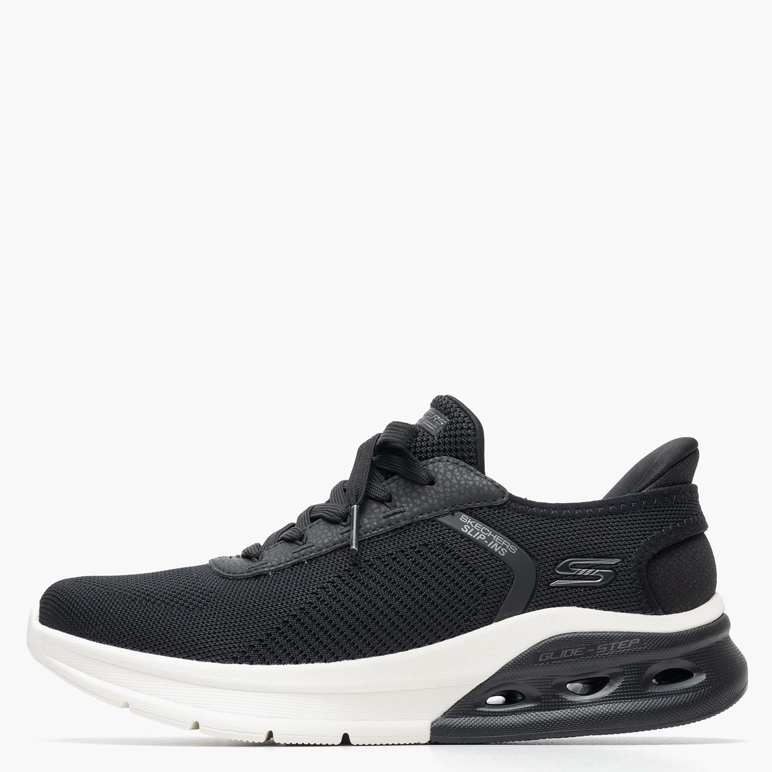 Γυναικεία Παπούτσια Casual 117638 Μαύρο Ύφασμα Skechers