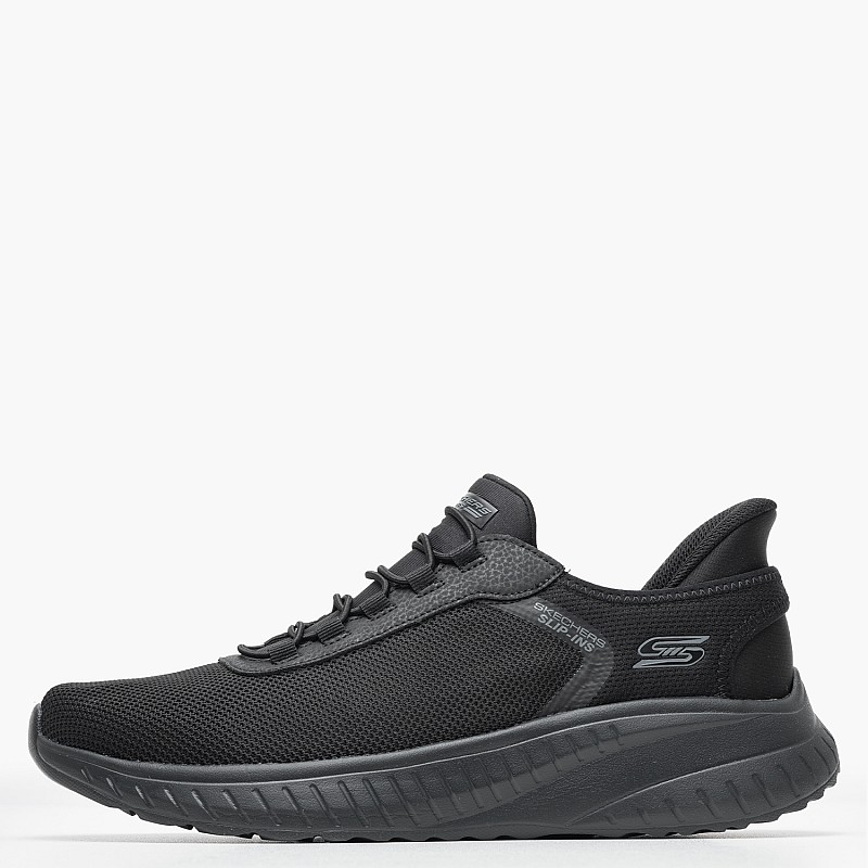 Ανδρικά Παπούτσια Casual 118303 Μαύρο Ύφασμα Skechers