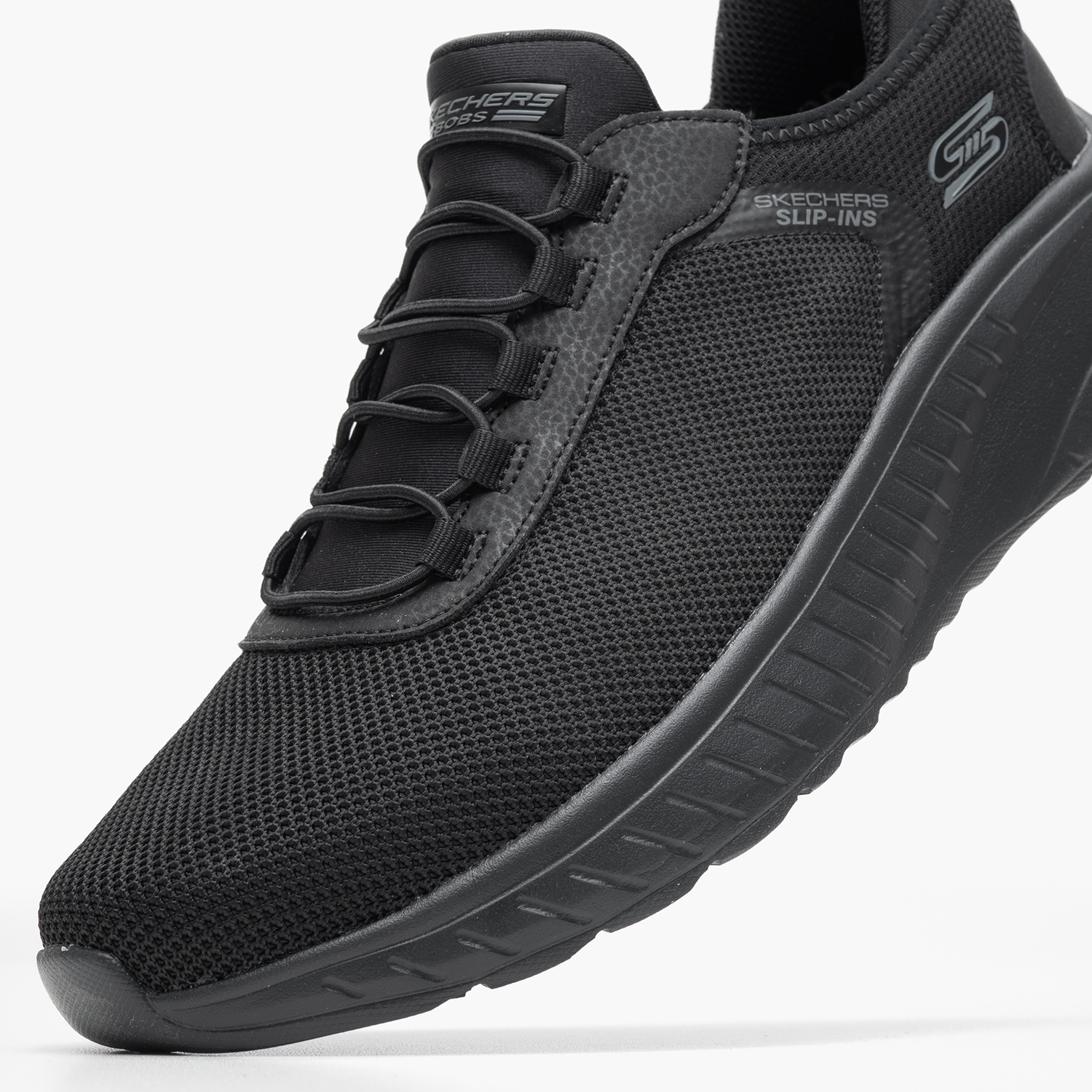 Ανδρικά Παπούτσια Casual 118303 Μαύρο Ύφασμα Skechers
