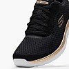 Γυναικεία Παπούτσια Casual 12606.G Μαύρο Ύφασμα Skechers Γυναικεία Παπούτσια Casual 12606.G Μαύρο Ύφασμα Skechers
