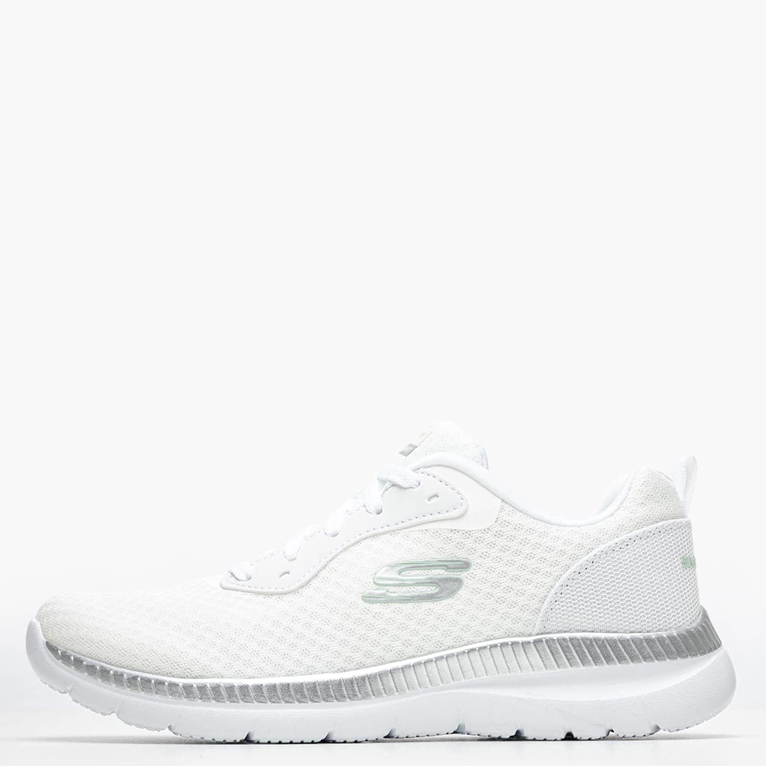 Γυναικεία Παπούτσια Casual 12606.G Άσπρο Ύφασμα Skechers