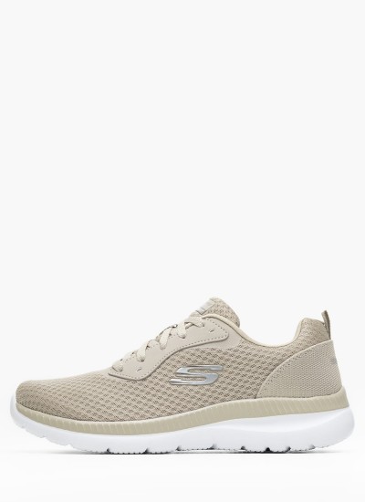 Γυναικεία Παπούτσια Casual 149752 Άσπρο Ύφασμα Skechers