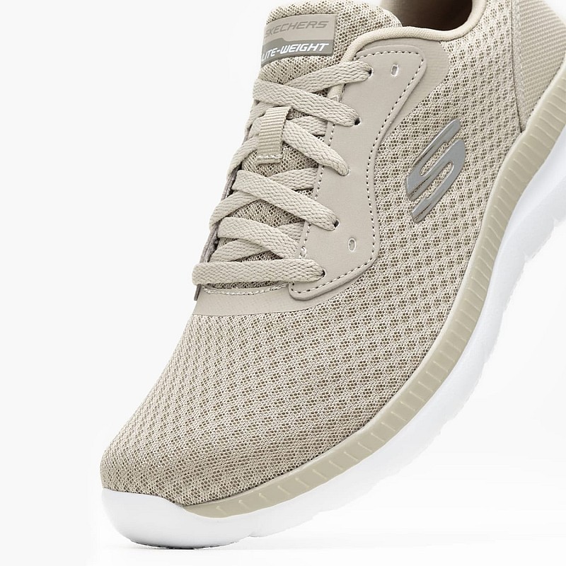 Γυναικεία Παπούτσια Casual 12606 Μπεζ Ύφασμα Skechers
