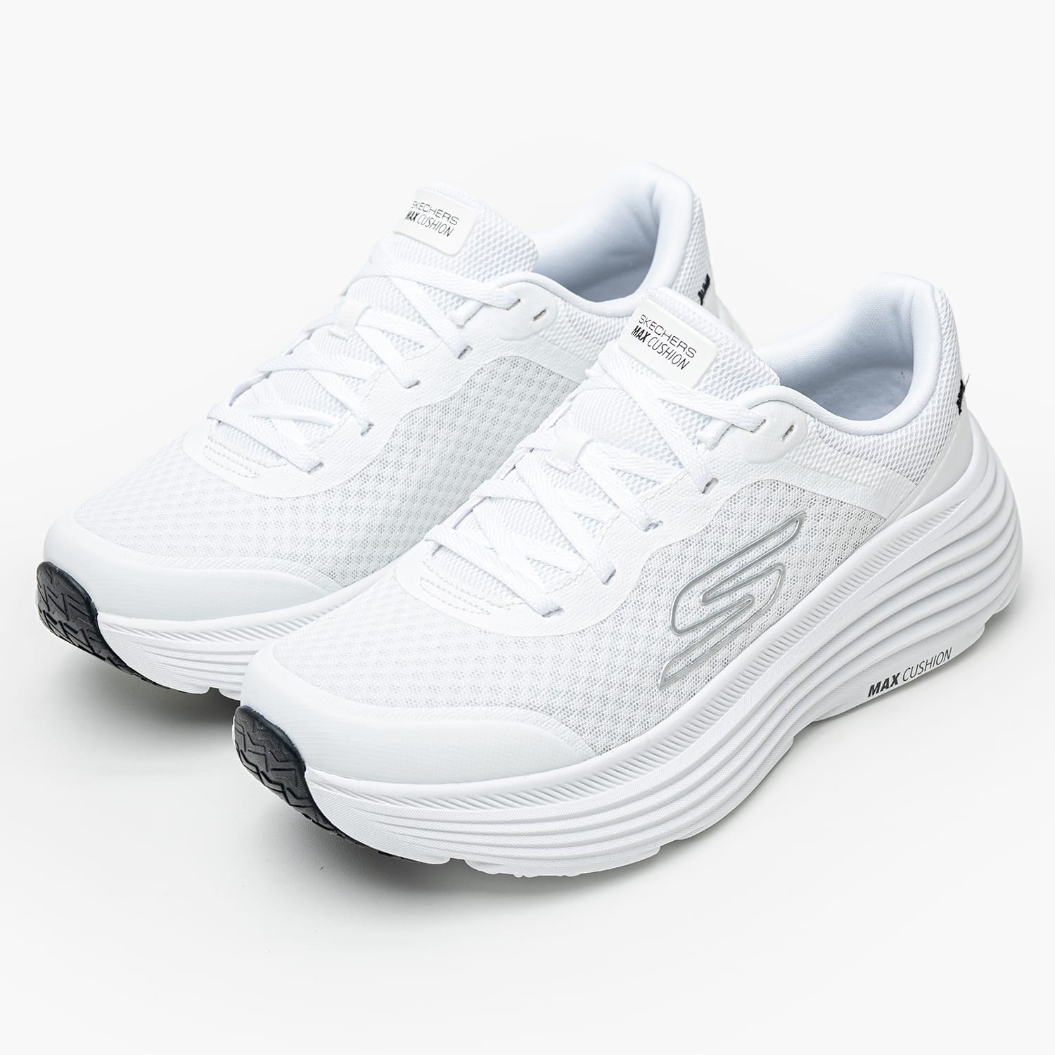 Γυναικεία Παπούτσια Casual 129470 Άσπρο Ύφασμα Skechers Γυναικεία Παπούτσια Casual 129470 Άσπρο Ύφασμα Skechers