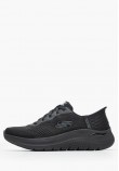 Γυναικεία Παπούτσια Casual 150066 Μαύρο Ύφασμα Skechers